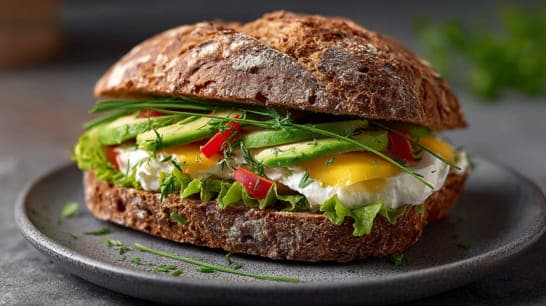 Kornspitz mit Avocado